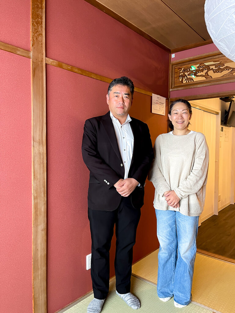 オーナーとの記念撮影