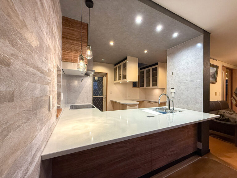 池田市キッチンリフォーム完工