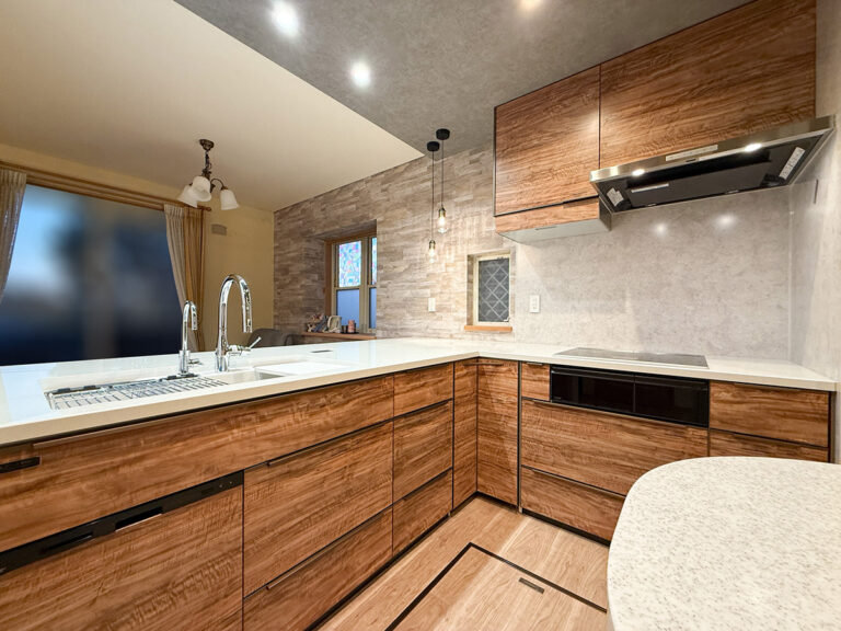 池田市キッチンリフォーム完工