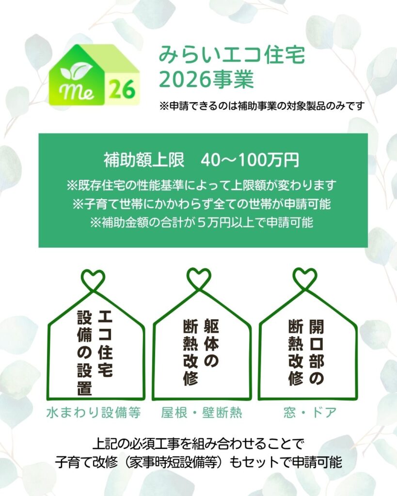 北摂エリアのリフォーム店 住宅省エネキャンペーンコラム画像